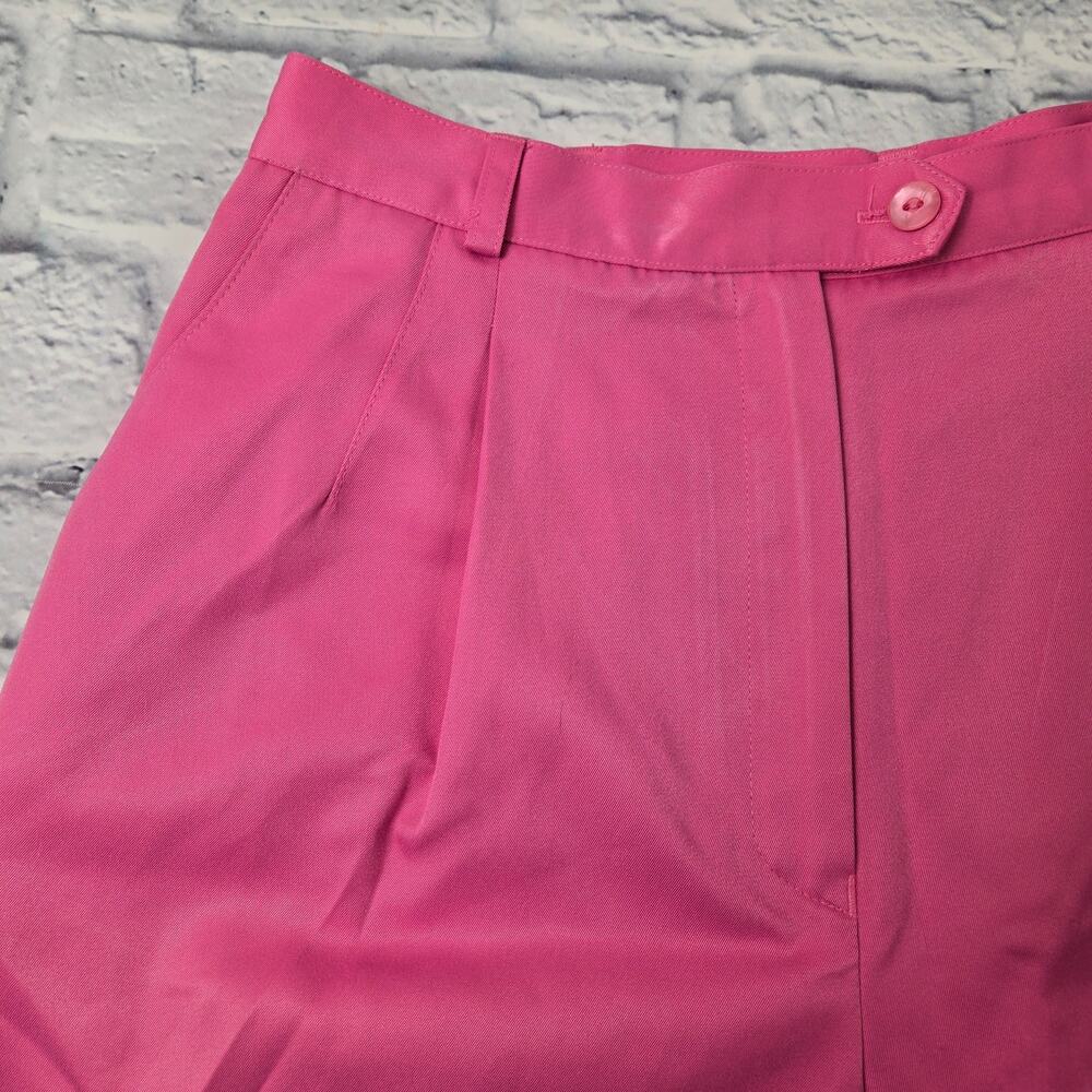Disney Golf Collection Pink Super High Rise Shorts Resort Preppy size 10 - Picture 7 of 14